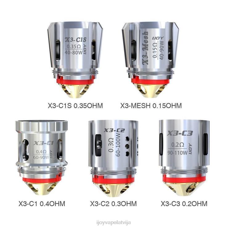 iJOY Vape Order Online - iJOY Captain x3 rezerves spoles (3 iepakojumā) LL682109