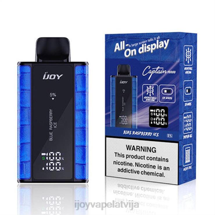 iJOY Vape Flavors - iJOY Bar Captain vienreizējās lietošanas LL68283 zila avene