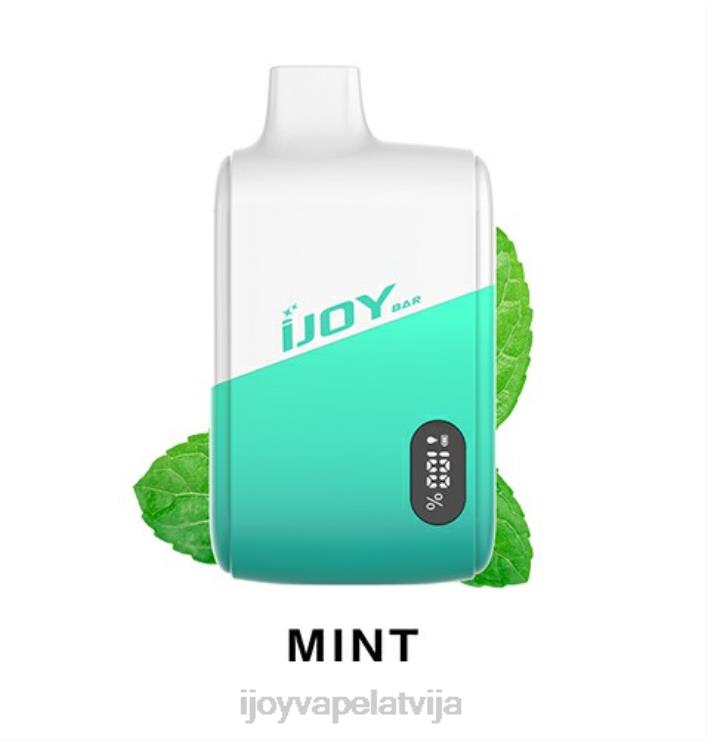 Order iJOY Vape - iJOY Bar IC8000 vienreizējās lietošanas LL682188 piparmētra