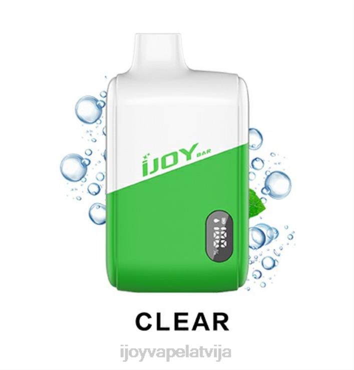 iJOY Vape Flavors - iJOY Bar IC8000 vienreizējās lietošanas LL682183 skaidrs