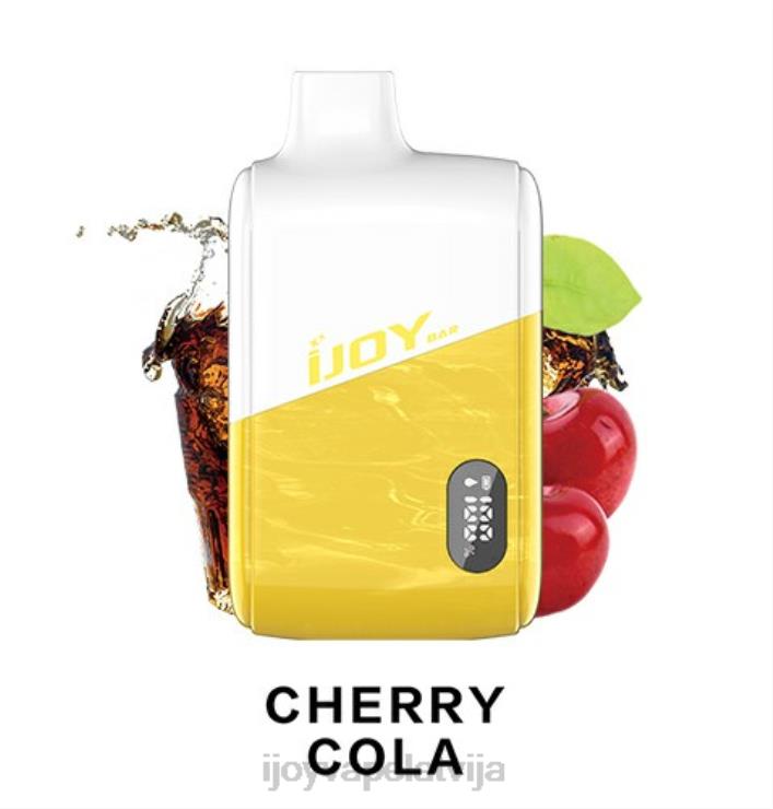 iJOY Vape Latvija - iJOY Bar IC8000 vienreizējās lietošanas LL682181 ķiršu kola