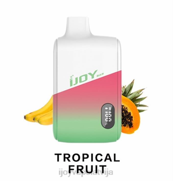 iJOY Vape Mod - iJOY Bar IC8000 vienreizējās lietošanas LL682196 tropu augļi