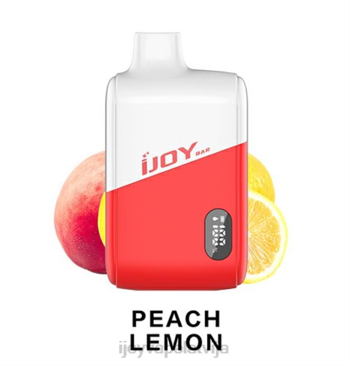iJOY Vape Shop - iJOY Bar IC8000 vienreizējās lietošanas LL682190 persiku citrons