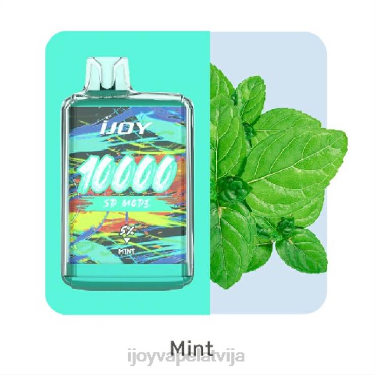 iJOY Bar Review - iJOY Bar SD10000 vienreizējās lietošanas LL682167 piparmētra