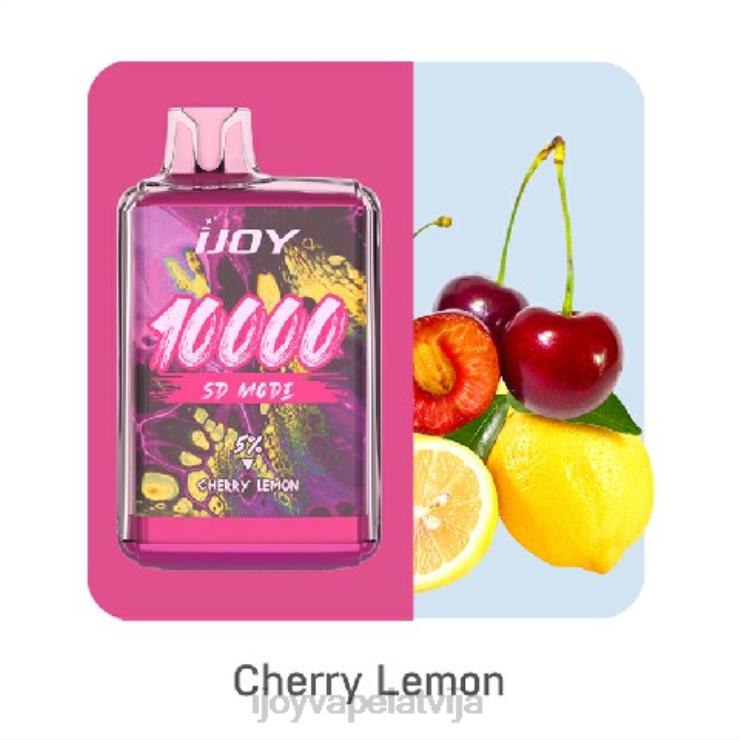 iJOY Vape Price - iJOY Bar SD10000 vienreizējās lietošanas LL682164 ķiršu citrons