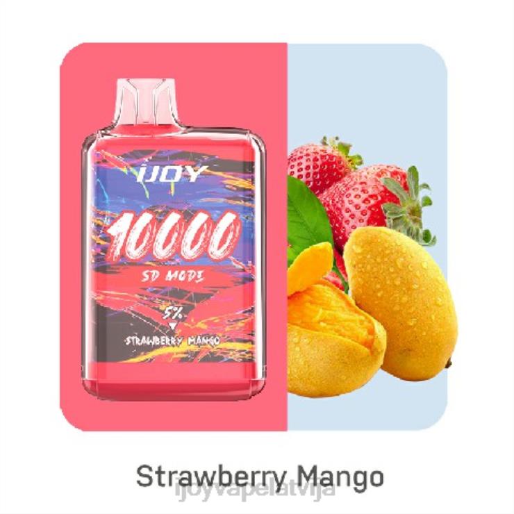 iJOY Vape Riga - iJOY Bar SD10000 vienreizējās lietošanas LL682172 zemeņu mango