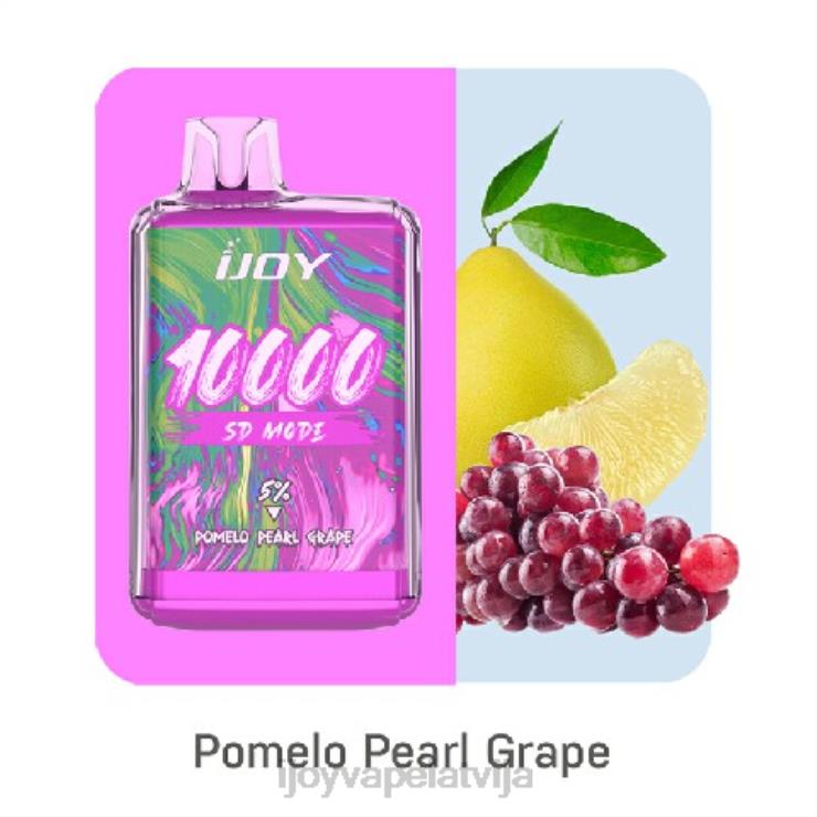 iJOY Vape Shop - iJOY Bar SD10000 vienreizējās lietošanas LL682170 pomelo pērļu vīnogas