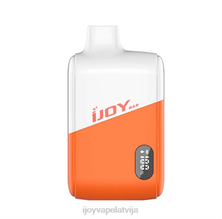 iJOY Bar Review - iJOY Bar Smart Vape 8000 uzpūtienu LL68217 persiku melleņu