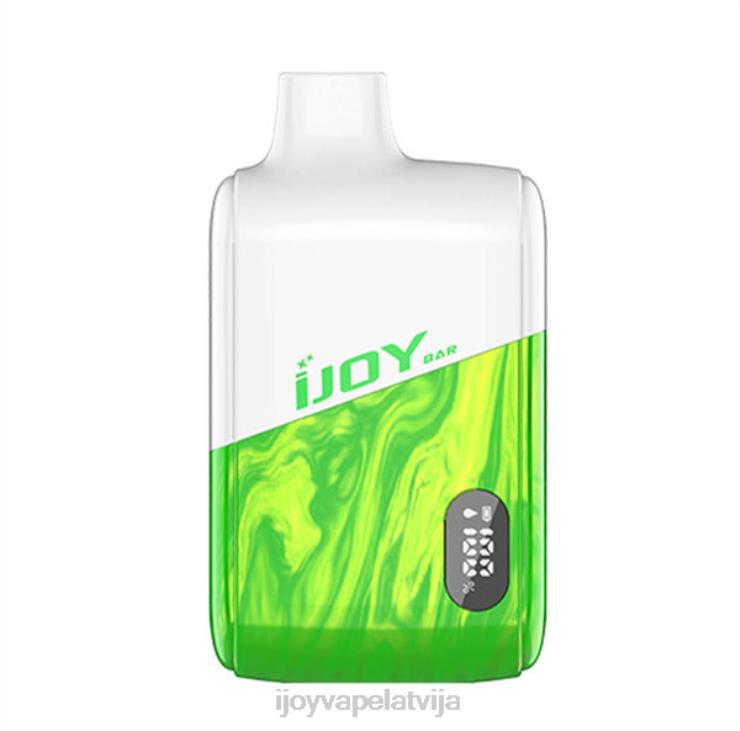 iJOY Vape Latvija - iJOY Bar Smart Vape 8000 uzpūtienu LL6821 ābolu sula