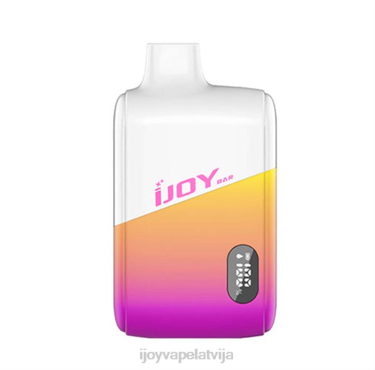 iJOY Vape Latvija - iJOY Bar Smart Vape 8000 uzpūtienu LL68221 zemeņu kivi