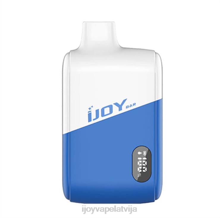 iJOY Vape Mod - iJOY Bar Smart Vape 8000 uzpūtienu LL6826 zils razz ledus
