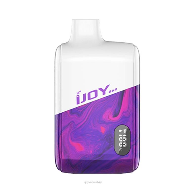 iJOY Vape Riga - iJOY Bar Smart Vape 8000 uzpūtienu LL68222 zemeņu mango