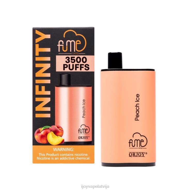 iJOY Vape Price - iJOY Fume Infinity vienreizējās lietošanas 3500 uzpūtienu | 12 ml LL682104 persiku ledus