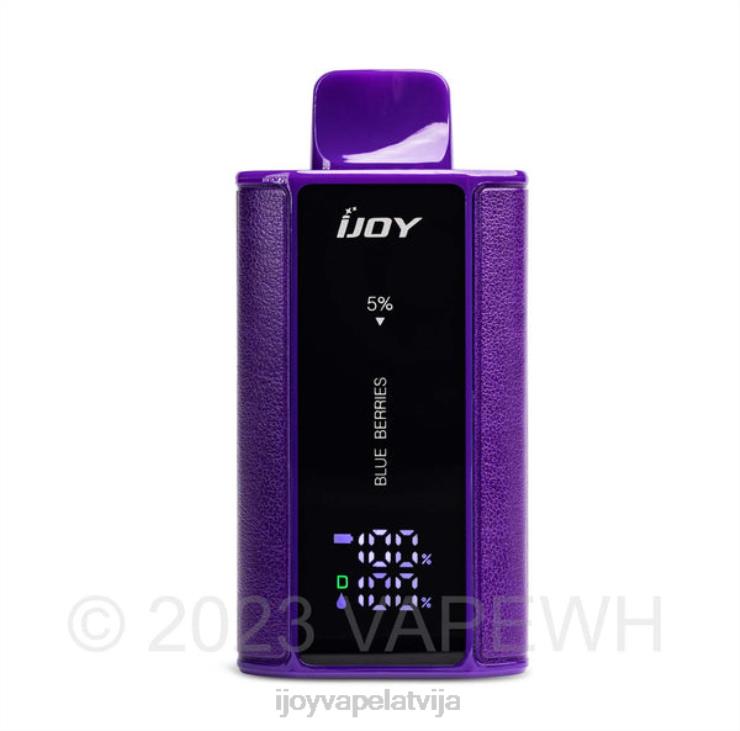 iJOY Vape Latvija - iJOY Captain 10000 vape LL68231 zilās ogas