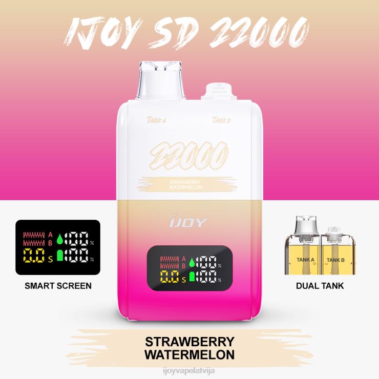 Order iJOY Vape - iJOY SD 22000 vienreizējās lietošanas LL682158 zemeņu arbūzs