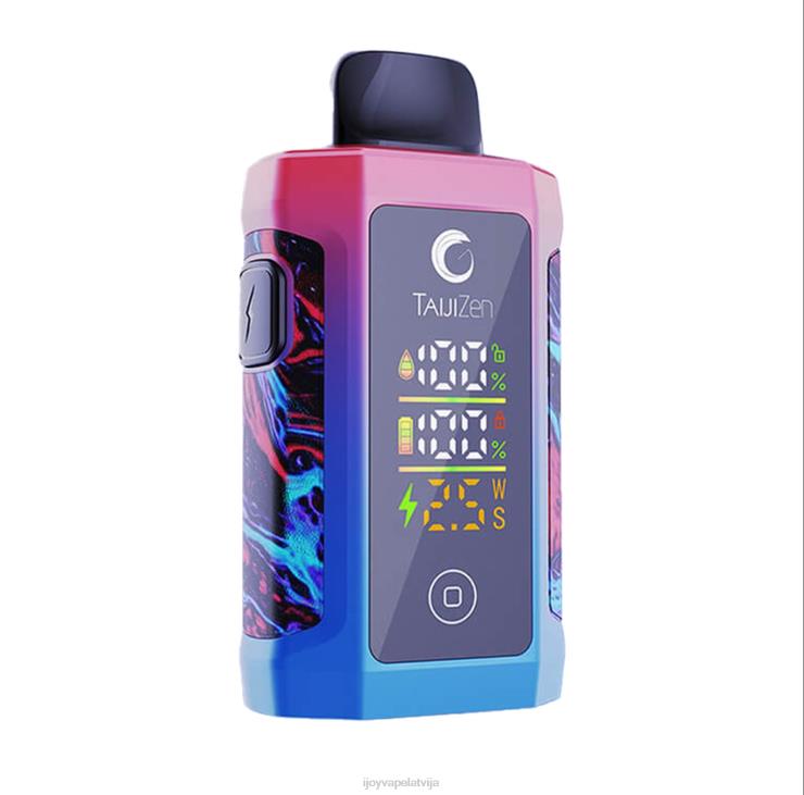 iJOY Vape Review - iJOY TaijiZen Judo 24000 vienreizējās lietošanas vape LL68255 zilo aveņu ledus